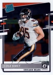 2020 Donruss Optic Base Set Cole Kmet #181 card