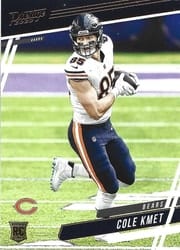 2020 Panini Chronicles Prestige Rookies Update Cole Kmet #327 card