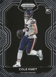 2020 Panini Chronicles Prizm Black Cole Kmet #PB-17 card