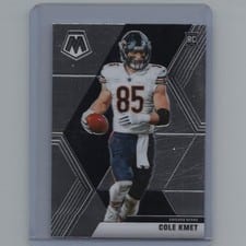 2020 Panini Mosaic Cole Kmet Red Mosaic #218 card