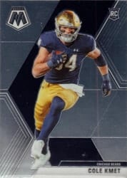 2020 Panini Mosaic Base Set Cole Kmet #218 card
