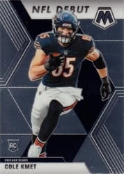 2020 Panini Mosaic Base Set Cole Kmet #273 card
