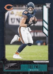 2020 Panini Playbook Base Set Cole Kmet #131 card