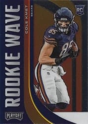 2020 Panini Playoff Rookie Wave Cole Kmet #RW-18 card