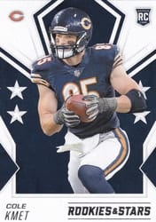 2020 Panini Rookies & Stars Base Set Cole Kmet #137 card