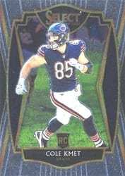 2020 Panini Select Base Set Cole Kmet #174 card