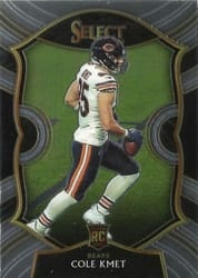 2020 Panini Select Base Set Cole Kmet #74 card