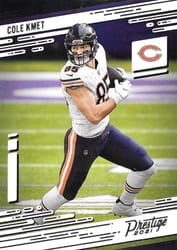 2021 Panini Prestige Base Set Cole Kmet #5 card
