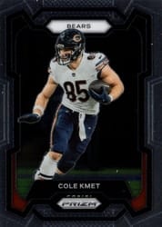 2023 Panini Prizm Base Set Cole Kmet #49 card