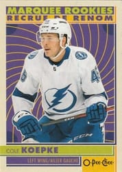 2022-23 O-Pee-Chee Retro Cole Koepke #582 card