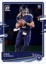 2020 Donruss Optic Base Set Cole McDonald #148 card