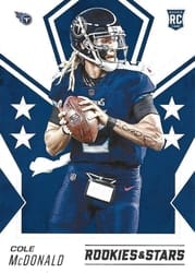 2020 Panini Rookies & Stars Base Set Cole McDonald #154 card