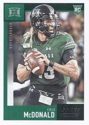 2020 Score Base Set Cole McDonald #355 card