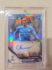 2021 Topps Chrome UEFA Champions League Autographs Cole Palmer #CA-CP card