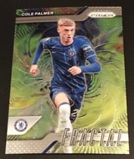 2024 Panini Prizm Premier League Fractal Cole Palmer #6 card