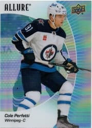2023-24 Upper Deck Allure Base Set Cole Perfetti #37 card