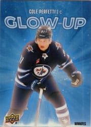 2025-26 Upper Deck Glow-Up Cole Perfetti #GU-20 card
