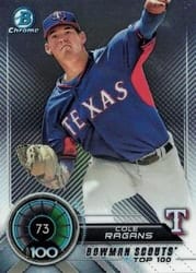 2018 Bowman Scouts Top 100 Cole Ragans #BTP-73 card