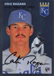 2023 Topps Chrome Platinum Anniversary Base Set Cole Ragans #170 card