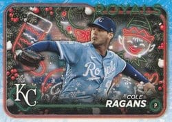 2024 Topps Holiday Base Set Cole Ragans #H20 card