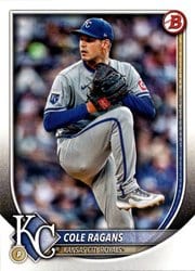 2025 Bowman Base Set Cole Ragans #40 card