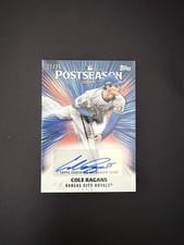 2025 Topps Postseason Performance Autograph Cole Ragans #PPA-CR card