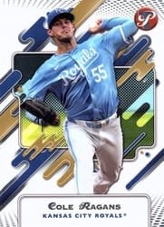 2025 Topps Pristine Base Set Cole Ragans #132 card