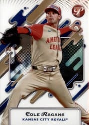 2025 Topps Pristine Base Set Cole Ragans #283 card