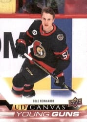 2022-23 Upper Deck UD Canvas Cole Reinhardt #C217 card