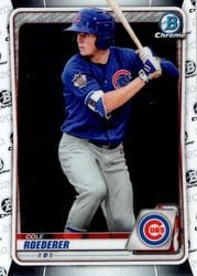 2020 Bowman Chrome Prospects Cole Roederer #BCP-206 card