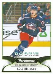 2021-22 Parkhurst Base Set Cole Sillinger #300 card