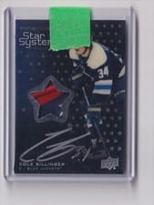 2021-22 Upper Deck Premier Star Systems Rookies Autograph Patch Cole Sillinger #SSR-CS card