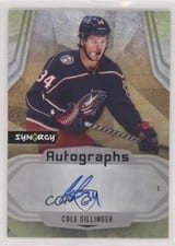 2021-22 Upper Deck Synergy Rookie Autographs Cole Sillinger #AR-CS card