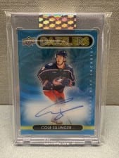 2024-25 Upper Deck Clear Cut 2021-22 UD Dazzlers Cole Sillinger #DA-CS card
