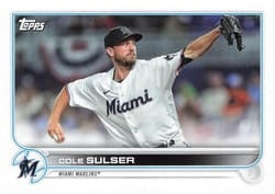 2022 Topps Mini Base Set Cole Sulser #US103 card
