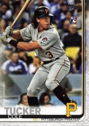 2019 Topps Update Base Set Cole Tucker #US197 card