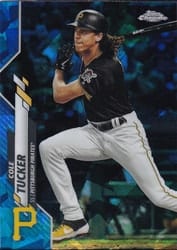 2020 Topps Chrome Sapphire Edition Base Set Cole Tucker #478 card