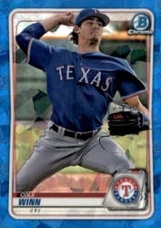 2020 Bowman Sapphire Edition Base Set Cole Winn #BCP-107 card