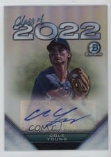 2022 Bowman Draft Class of 2022 Autographs Cole Young #C22A-CY card