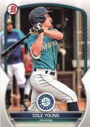2023 Bowman Draft Base Set Cole Young #BD-87 card