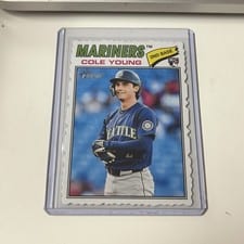 2026 Topps Heritage Cole Young #142 card