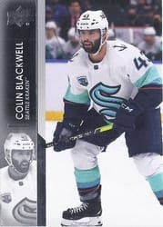 2021-22 Upper Deck Base Set Colin Blackwell #627 card