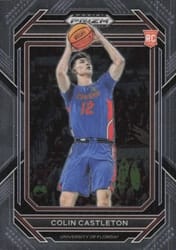 2023 Panini Prizm Draft Picks Base Set Colin Castleton #45 card