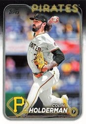 2024 Topps Update Base Set Colin Holderman #US172 card