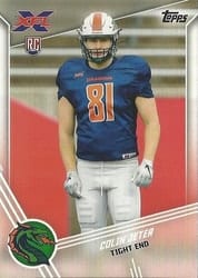2020 Topps XFL Base Set Colin Jeter #48 card
