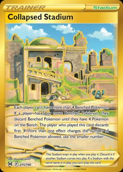 2022 Lost Origin Collapsed Stadium #215 card