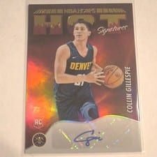 2022-23 Hoops Hot Signatures Collin Gillespie #HSR-CGL card
