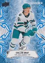 2024-25 Upper Deck Ice Base Set Collin Graf #118 card