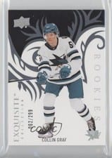 2024-25 Upper Deck Ice Exquisite Collection Rookies Collin Graf #R-43 card
