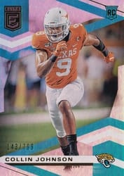 2020 Donruss Elite Base Set Collin Johnson #148 card